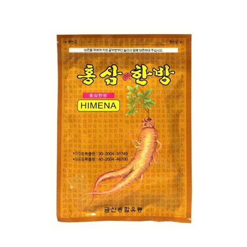 韓國製造人蔘超暖感舒緩痠痛貼布 (20片裝)